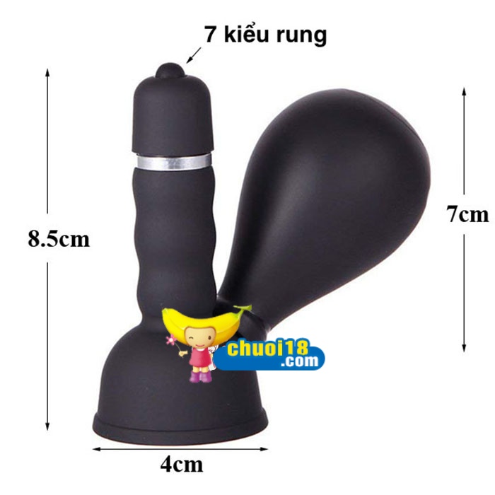 Máy Rung Mút Núm Vú Kích Thích Tăng Hưng Phấn Cao Cấp