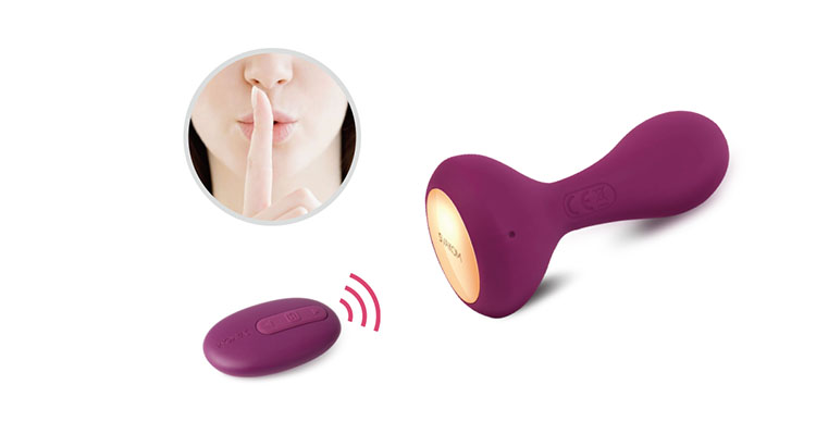 Sextoy hậu môn Svakom Julie cao cấp điều khiển từ xa rung mạnh