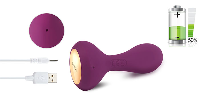 Sextoy hậu môn Svakom Julie cao cấp điều khiển từ xa rung mạnh