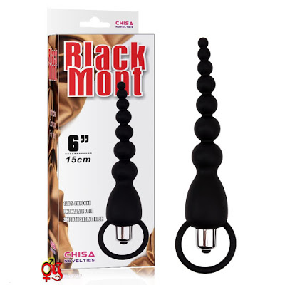 Dụng Cụ Massage Hậu Môn Rung Mạnh Black Mont Chisa Chính Hãng