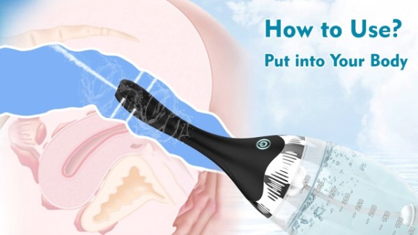 Máy Thụt Rửa Hậu Môn Tự Động Sạc Pin An Toàn Tiện Lợi