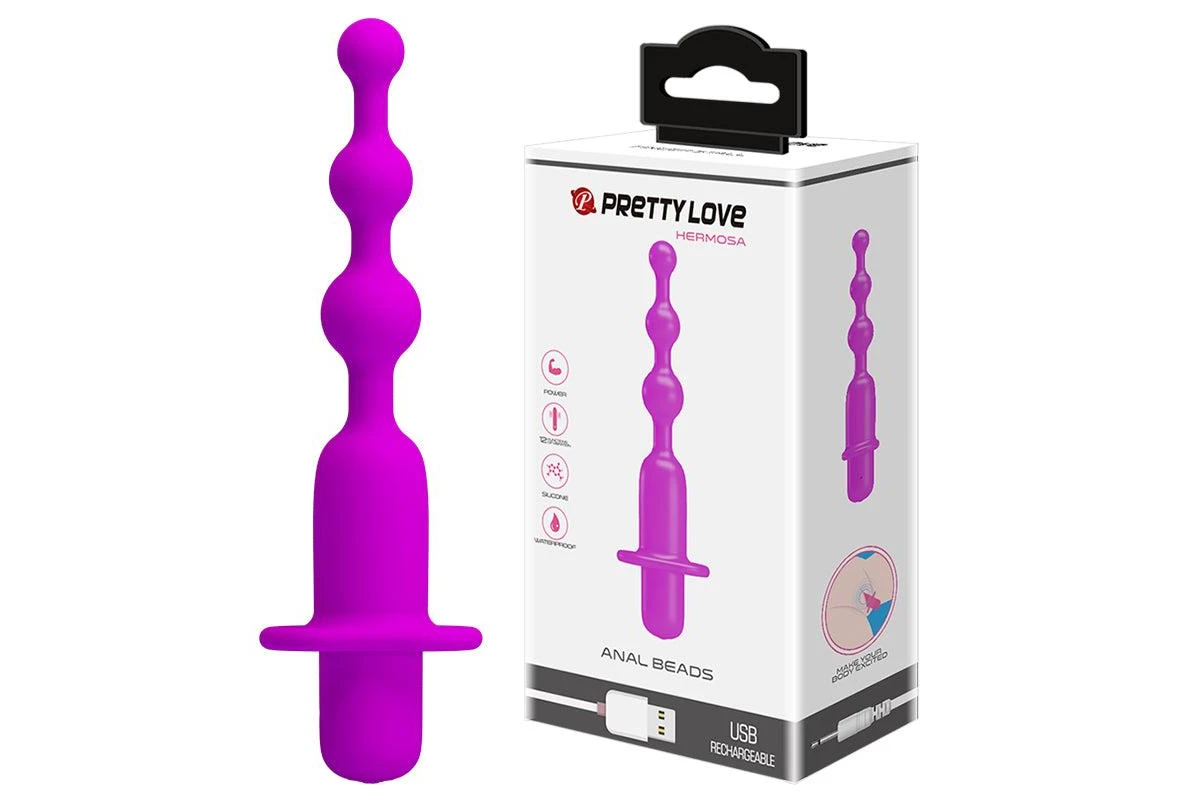 Prettylove Hermosa 12-Speed Rechargeable Anal Vibrator