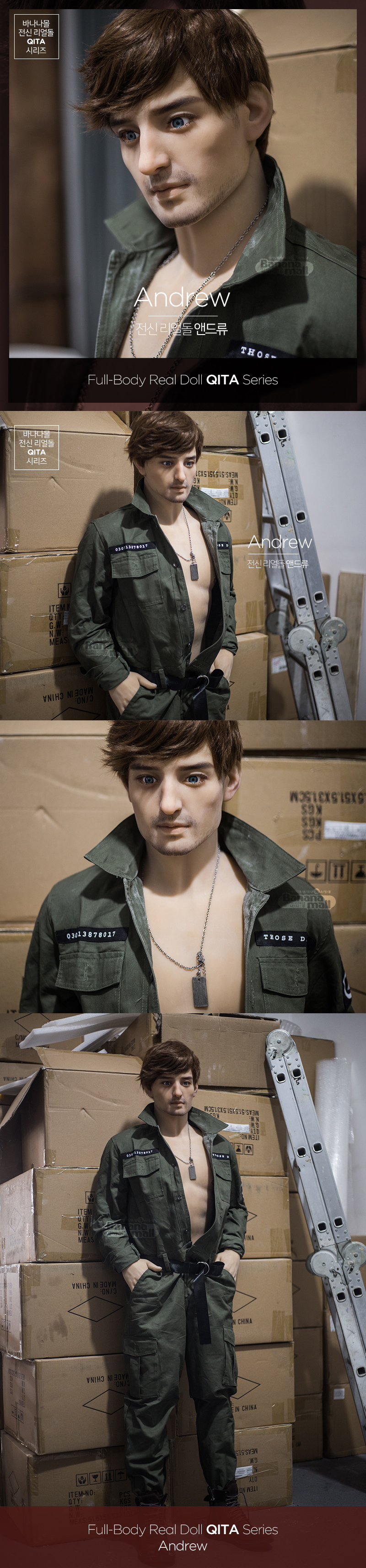 Búp Bê Tình Dục Nam Nhật 175cm Silicon Thật Andrew Siêu Đẹp