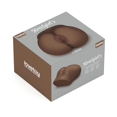 Âm Đạo Giả Da Đen Silicon Mềm Mịn Lovetoy Streetgirl Hàng Chính Hãng