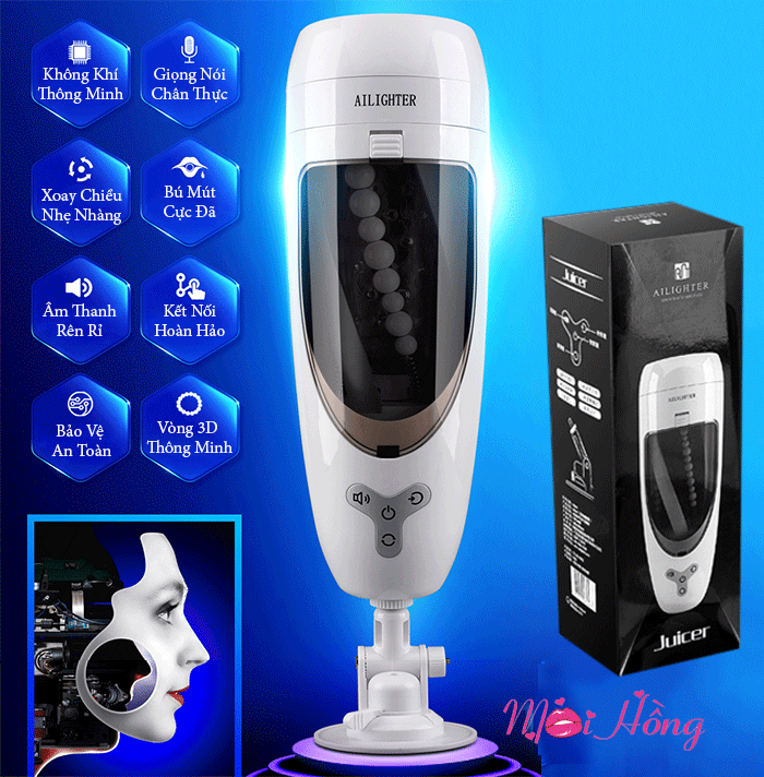 Máy Thủ Dâm Tự Động Xoay 360 Độ Ailighter JUICER Siêu Thỏa Mãn