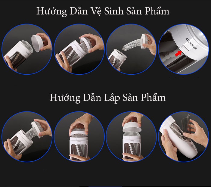 Máy Thủ Dâm Tự Động Xoay 360 Độ Ailighter JUICER Siêu Thỏa Mãn