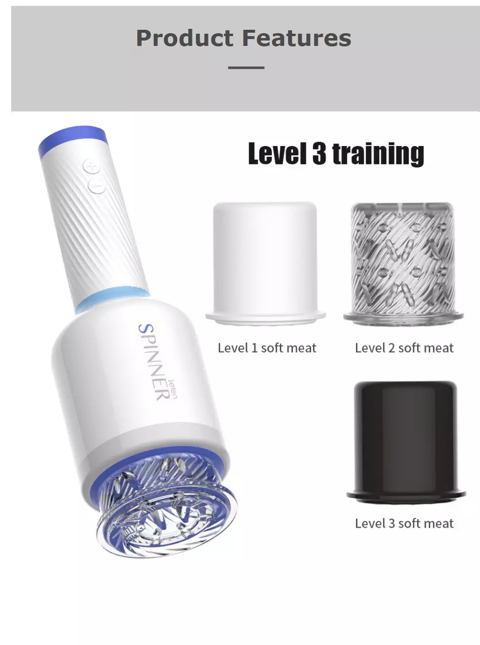 Cốc Thủ Dâm Leten Spinder Nhật Bản Xoay 360 Độ Siêu Phê