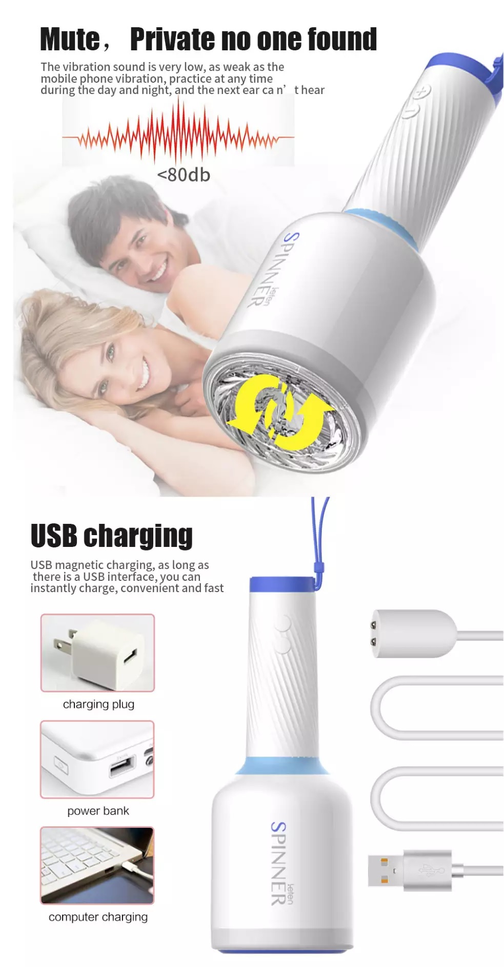 Cốc Thủ Dâm Leten Spinder Nhật Bản Xoay 360 Độ Siêu Phê