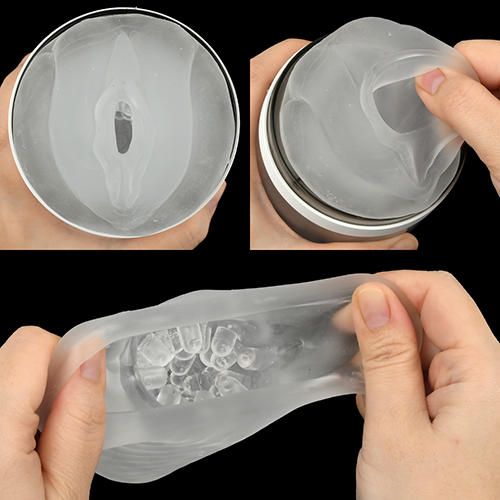 Âm đạo giả xoay thụt dán tường silicon 10 chế độ rung kích thích