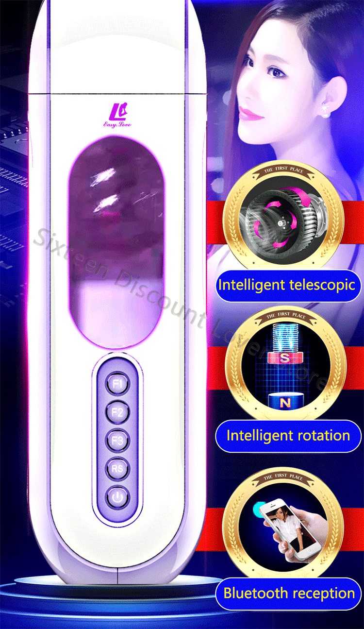 Máy Âm Đạo Tự Động Siêu Mạnh Điều Khiển Qua Điện Thoại Sưởi Ấm