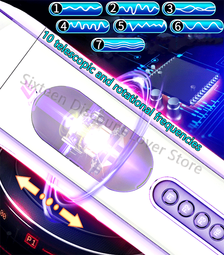 Máy Âm Đạo Tự Động Siêu Mạnh Điều Khiển Qua Điện Thoại Sưởi Ấm