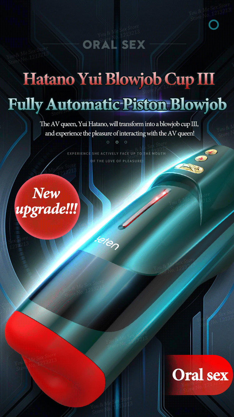 Máy Thủ Dâm Leten Air Tự Động Sưởi Ấm Co Bóp Mượt Mà