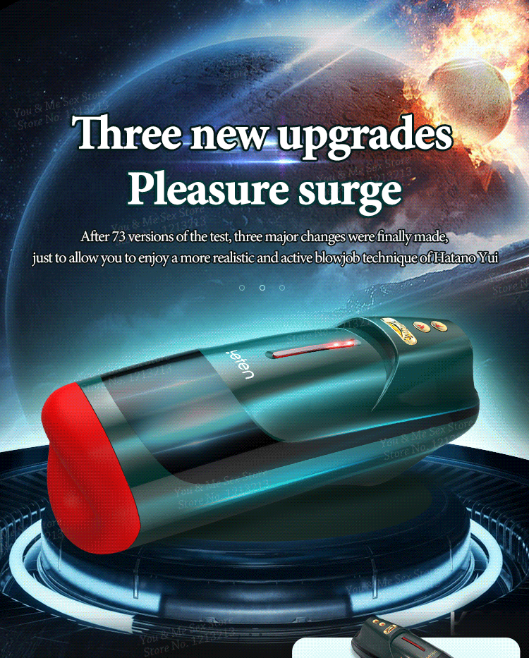 Máy Thủ Dâm Leten Air Tự Động Sưởi Ấm Co Bóp Mượt Mà