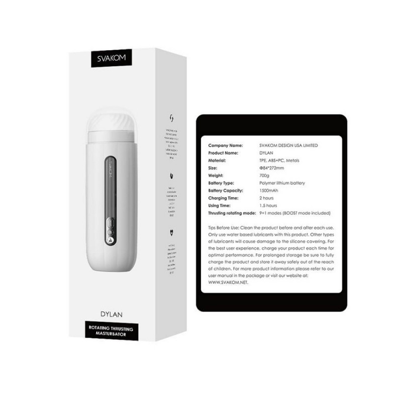 Máy Thủ Dâm Tự Động Svakom Dylan Siêu Kích Thích Cao Cấp