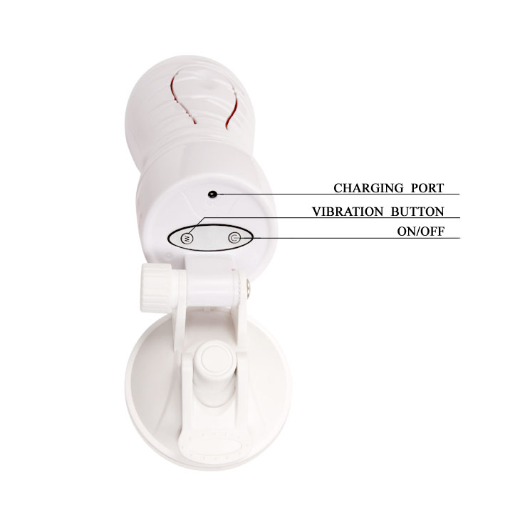 Crazy Bull Flora Âm Đạo Dán Tường Rung Sạc Pin Silicone Cao Cấp