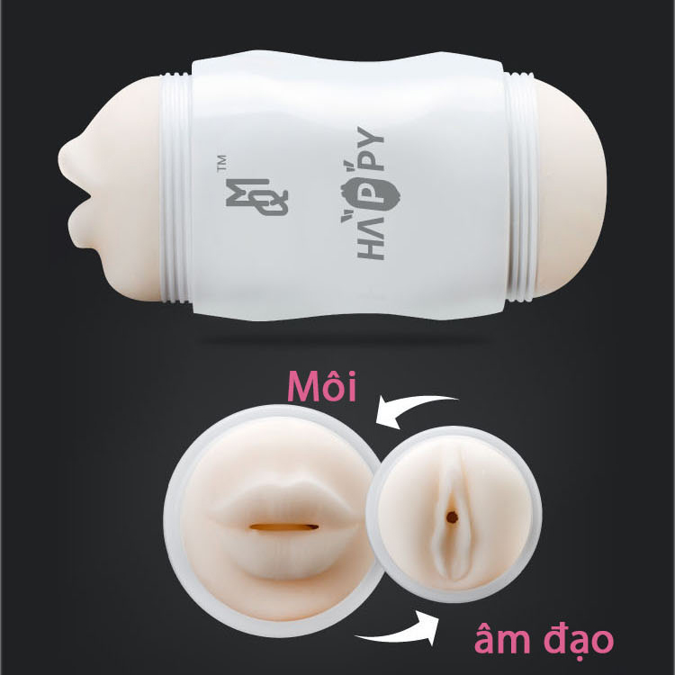 Âm Đạo 2 Đầu Rung Độc Đáo Dán Tường Relax Happy