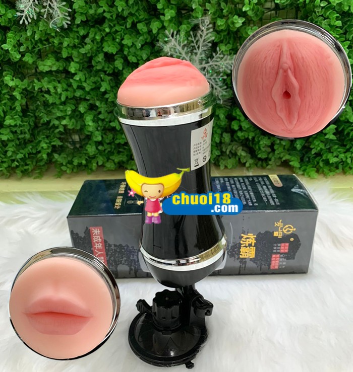 Âm Đạo 2 Đầu Sạc Pin Dán Tường Rung Mạnh Cảm Giác Sướng