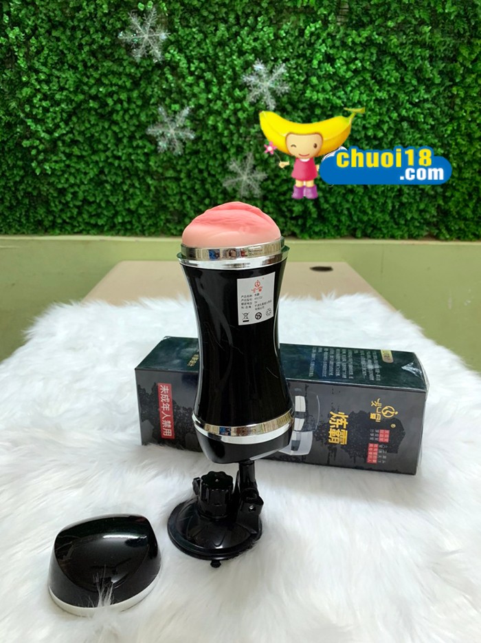 Âm Đạo 2 Đầu Sạc Pin Dán Tường Rung Mạnh Cảm Giác Sướng