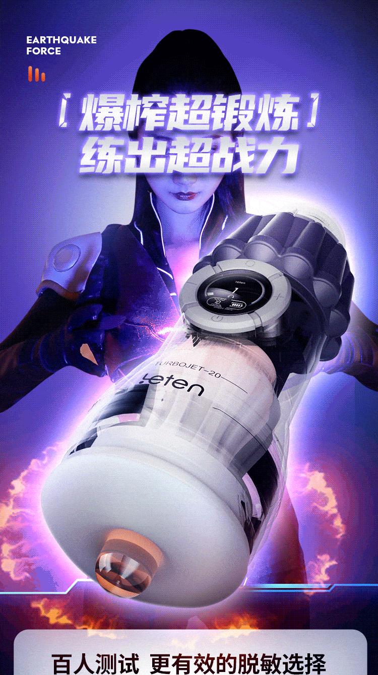 Máy Thủ Dâm Leten TurboJet-20 Rung Mút Hút Rên Kích Thích