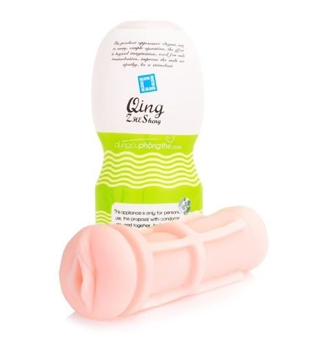 Cốc Thủ Dâm Âm Đạo Giả Qing Silicone Cao Cấp Giải Tỏa Sinh Lý
