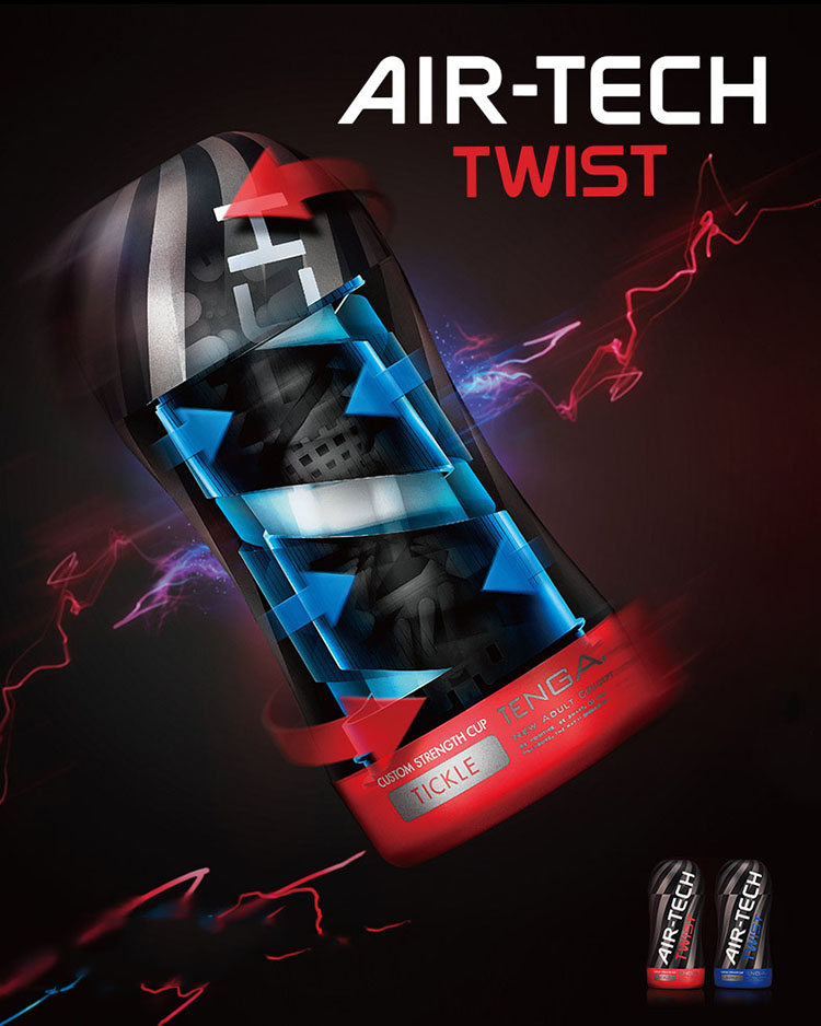 Cốc thủ dâm Tenga Air Tech Twist Nhật Bản chất liệu silicone cao cấp