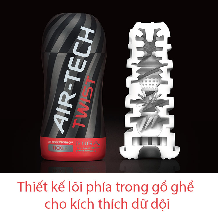 Cốc thủ dâm Tenga Air Tech Twist Nhật Bản chất liệu silicone cao cấp