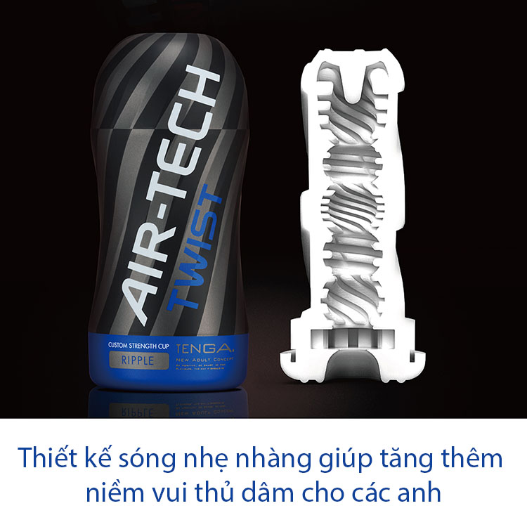Cốc thủ dâm Tenga Air Tech Twist Nhật Bản chất liệu silicone cao cấp