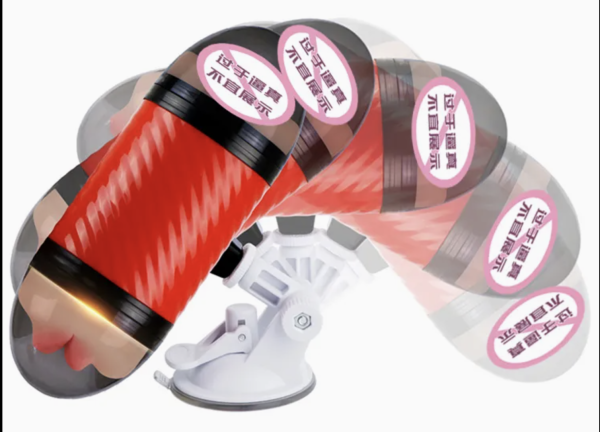 Âm Đạo Giả Rung 2 Đầu Gắn Tường Double Pump Siêu Thật, Hấp Dẫn
