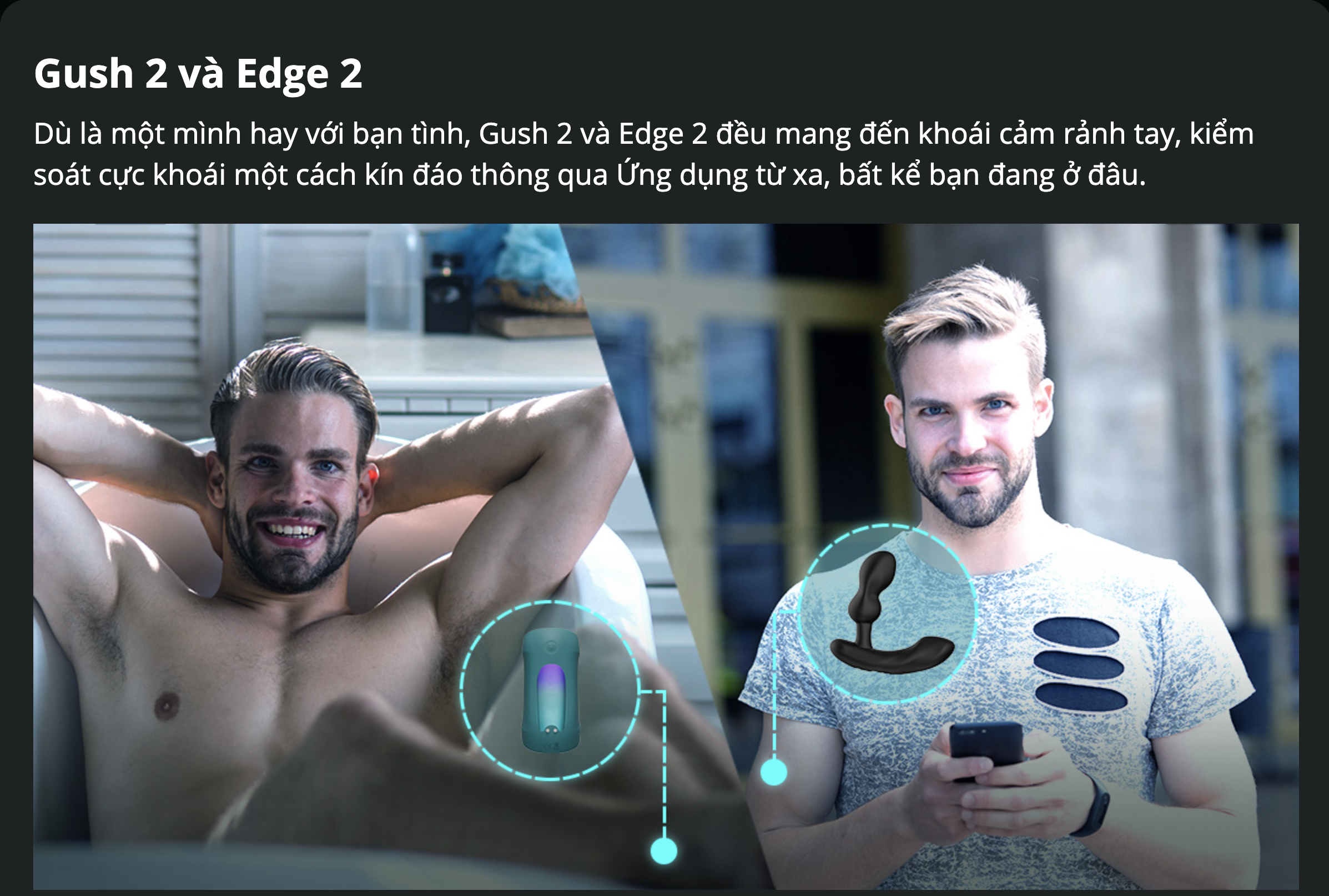 Máy Massage Dương Vật Thông Minh Điều Khiển Qua App Giá Tốt