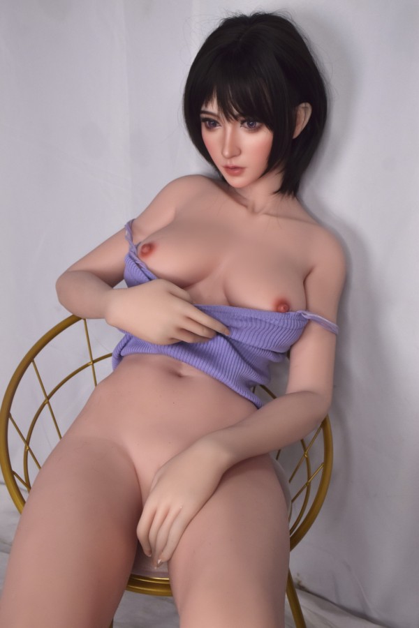 Búp bê ELF Hirosue Yuko 160cm Elsa Babe silicon bạch kim, khung kim loại