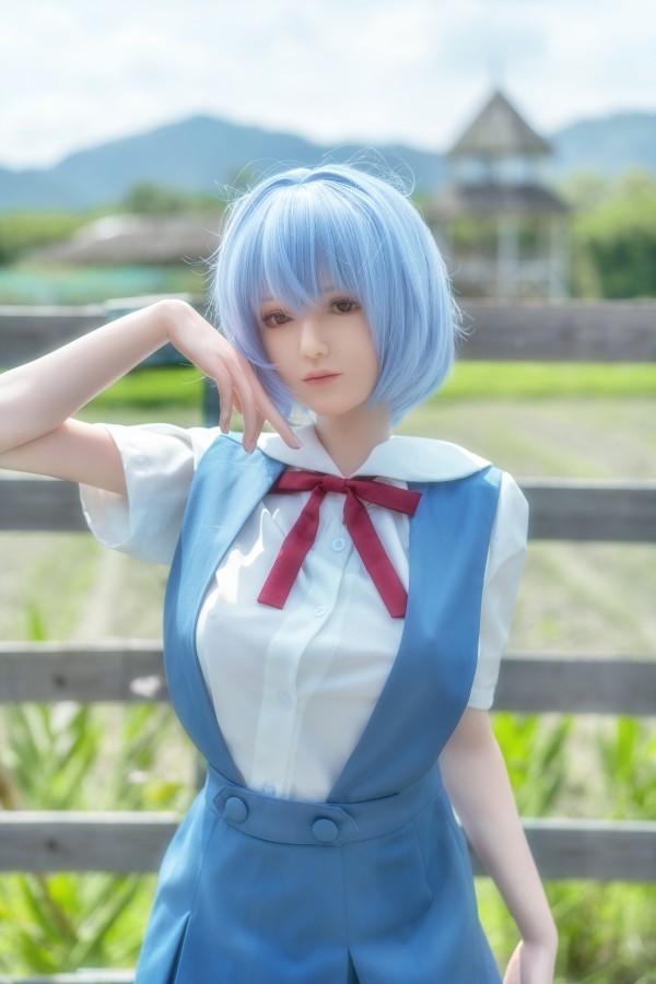 Búp bê tình dục anime Rei Ayanami 156cm silicon cao cấp chân thực