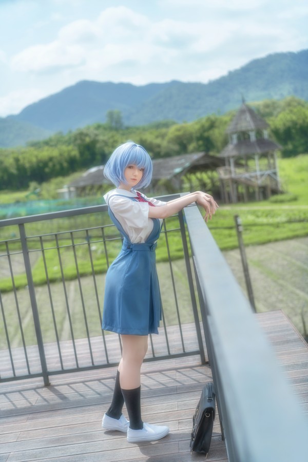 Búp bê tình dục anime Rei Ayanami 156cm silicon cao cấp chân thực