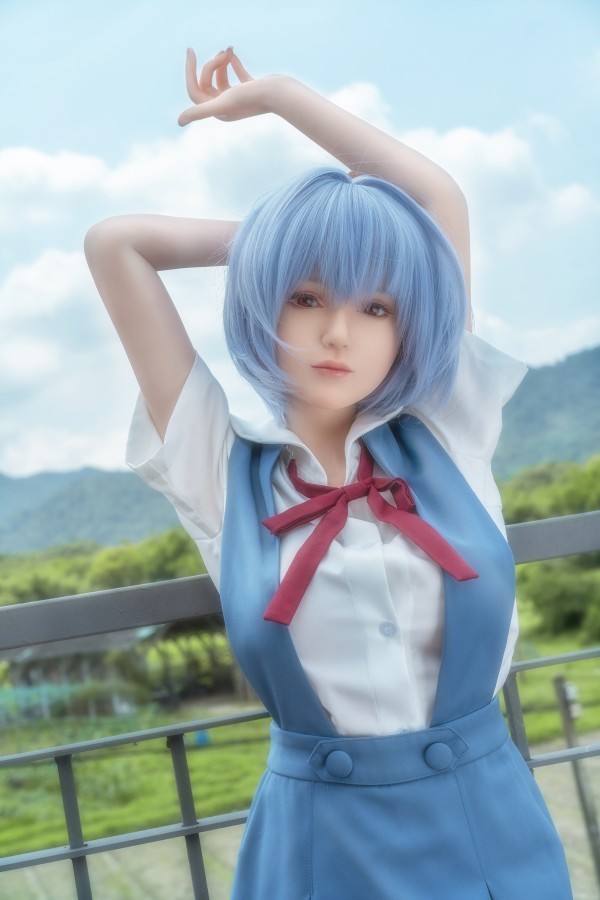 Búp bê tình dục anime Rei Ayanami 156cm silicon cao cấp chân thực