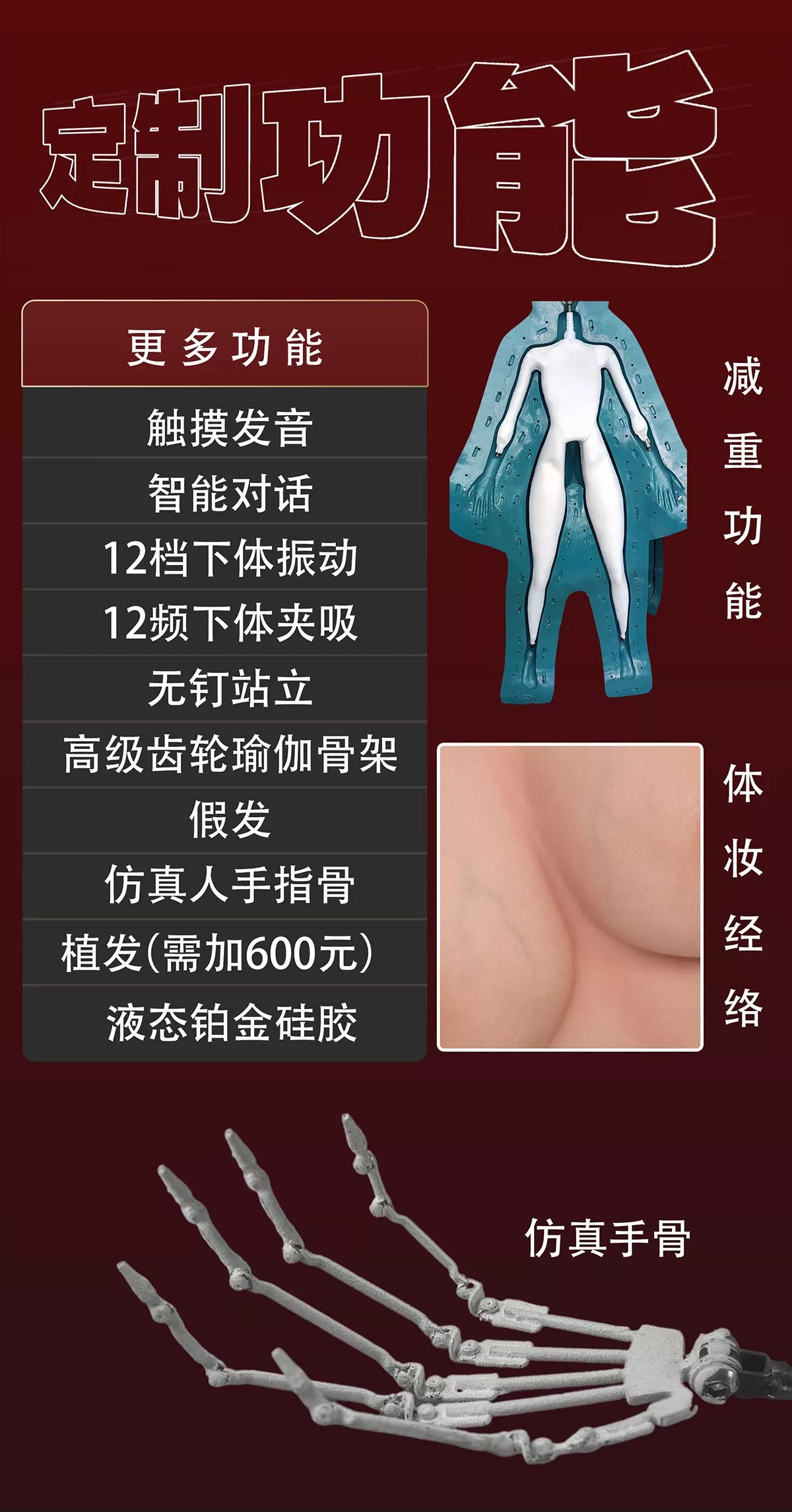 Búp Bê Tình Dục JY Doll Liulixin cằm đóng mở 150cm