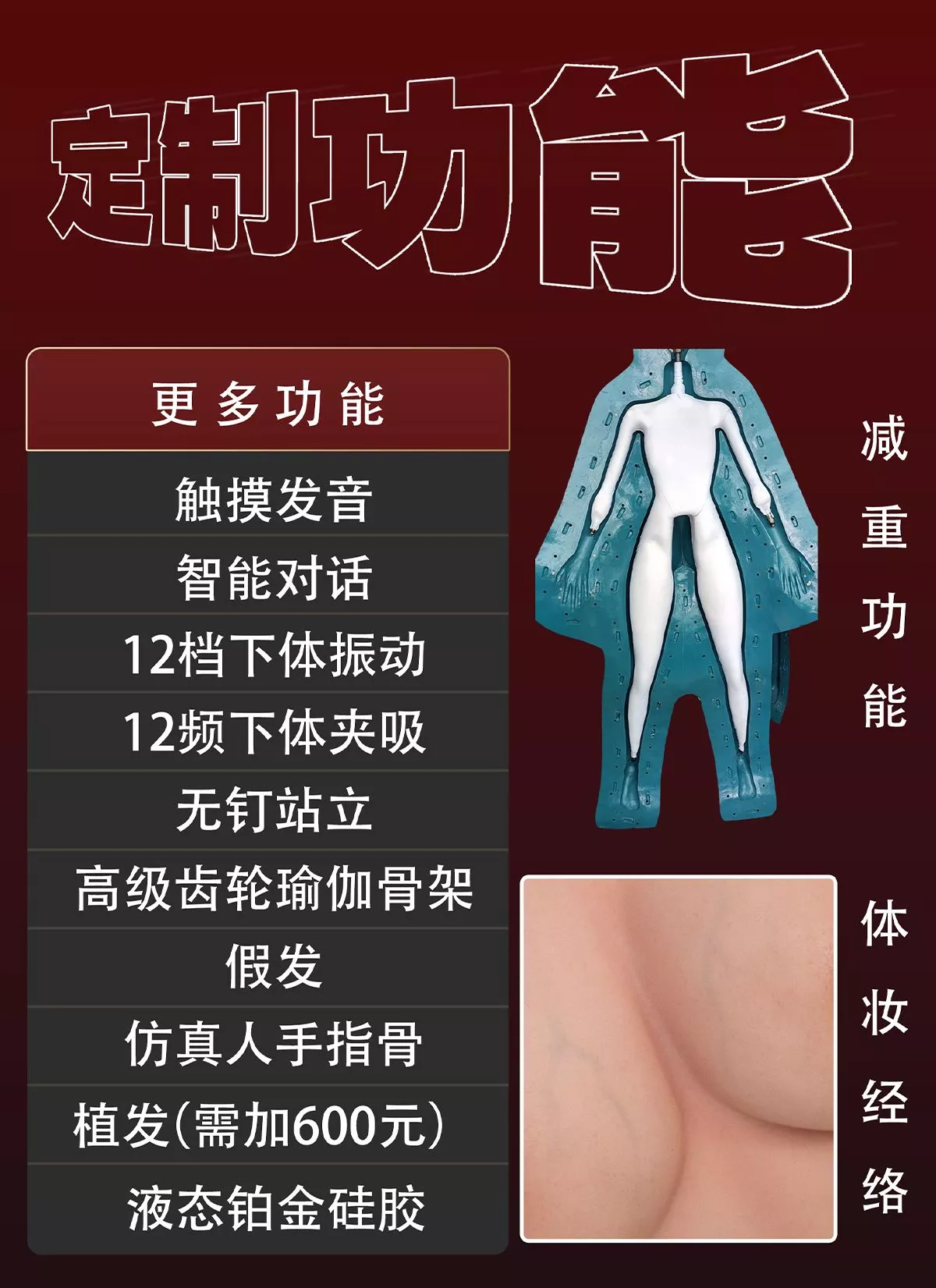 Búp bê tình dục JY Doll Anna cằm đóng mở full silicon 163cm