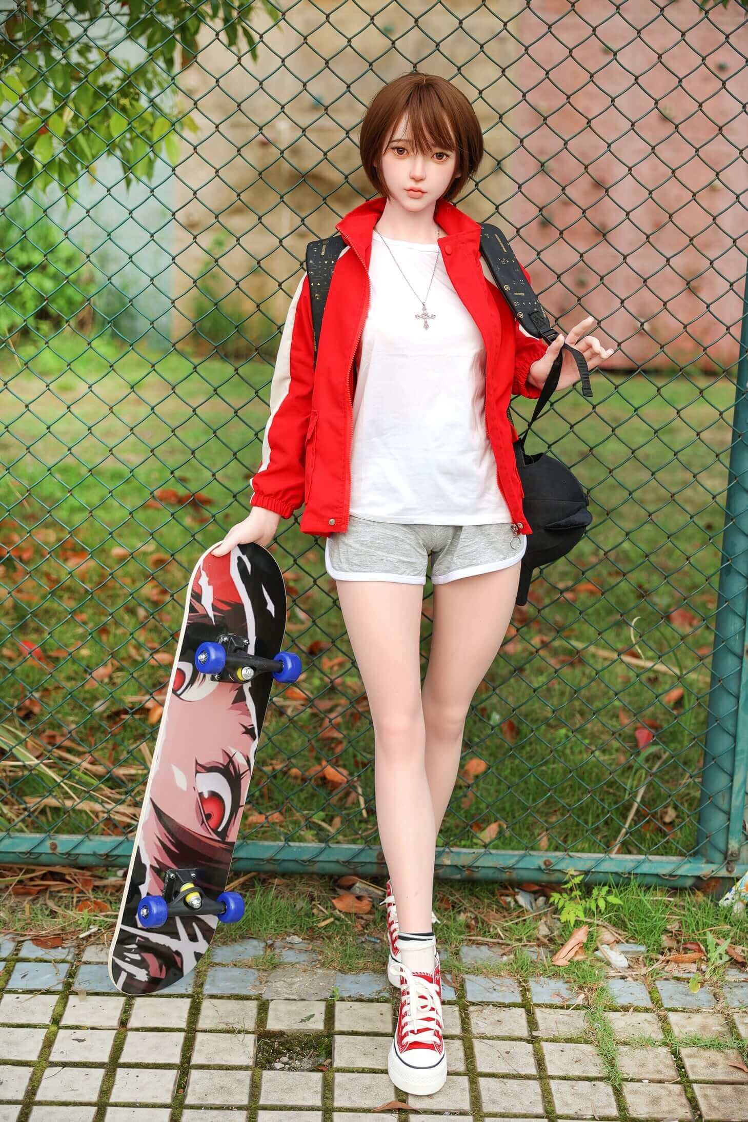 Búp bê JY Doll Xiaolan 150cm silicon khung kim loại nhẹ nhàng