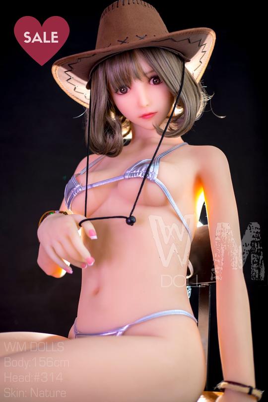 Búp bê tình dục WM Dolls Annie May 156cm silicon chân thực mềm mại sống động