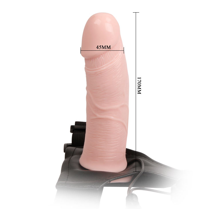 Hollow Silicone Vibrating Penis Sleeve Delay Ejaculation