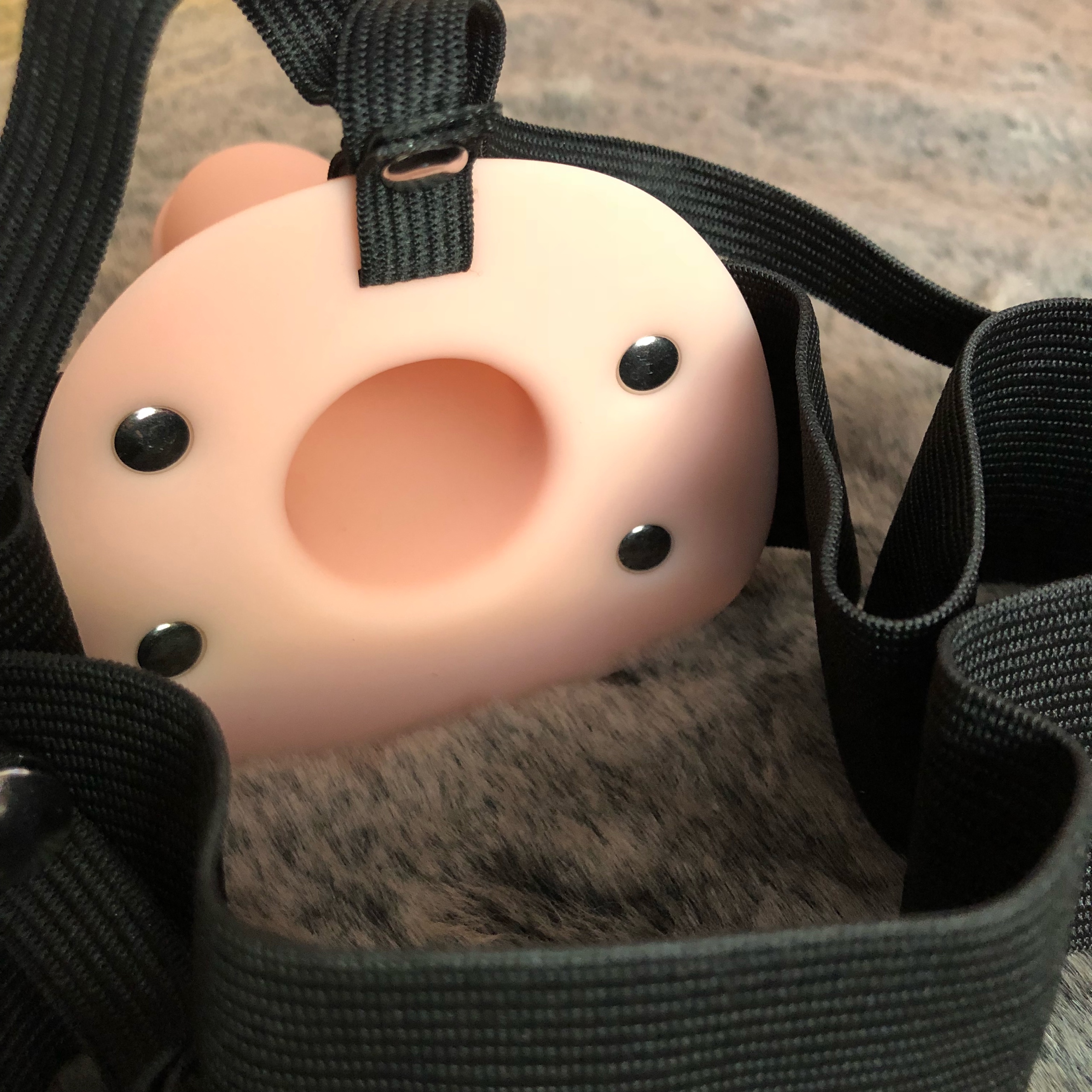 Silicone Hollow Strap-On Penis Soft Durable Male Enhancer