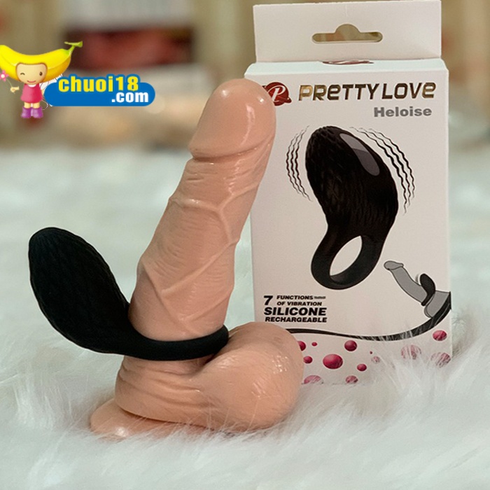 Vòng Đeo Dương Vật Rung 7 Chế Độ Cao Cấp Prettylove Heloise