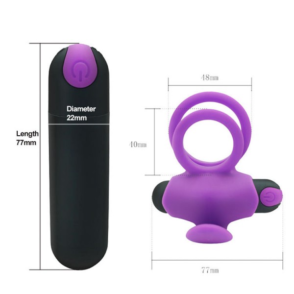 Vòng Đeo Dương Vật Kèm Lưỡi Liếm Pin Sạc Điều Khiển Remote USA