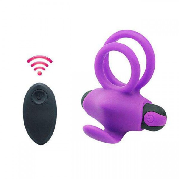 Vòng Đeo Dương Vật Kèm Lưỡi Liếm Pin Sạc Điều Khiển Remote USA