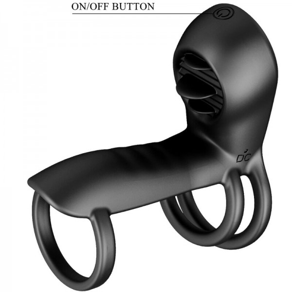 Vòng Rung Dương Vật Kèm Lưỡi Liếm Prettylove Kích Thích Mạnh