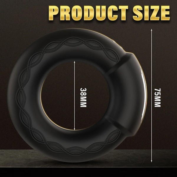 Vòng Rung Massage Dương Vật Có Sưởi Ấm Điều Khiển Từ Xa Bền Đẹp