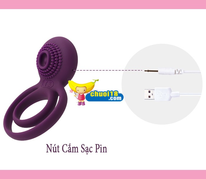 Vòng Rung Svakom Tammy Liếm Mạnh Mẽ Kèm Quai Đeo Tiện Lợi