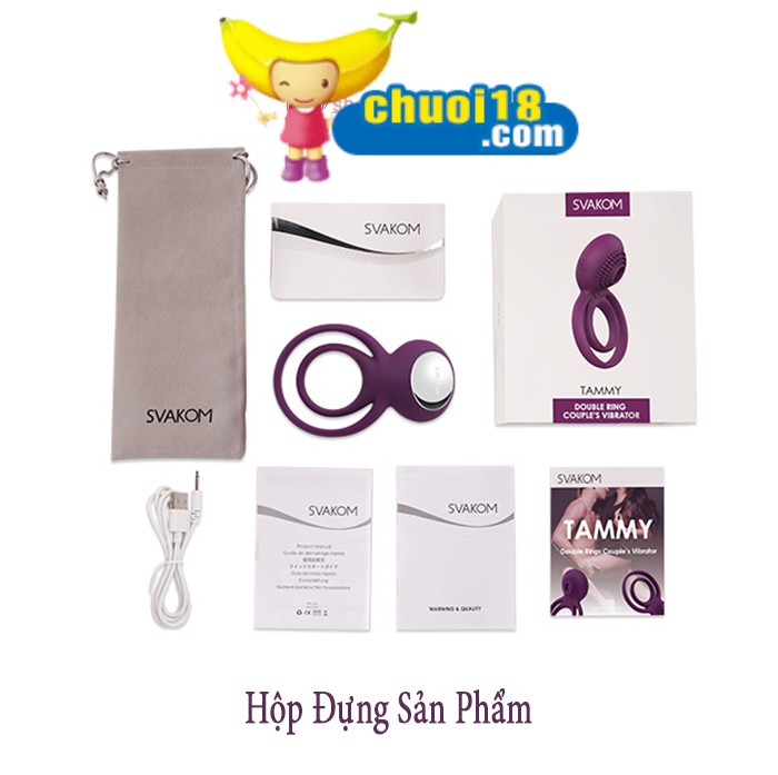 Vòng Rung Svakom Tammy Liếm Mạnh Mẽ Kèm Quai Đeo Tiện Lợi