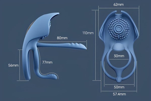 Vòng Rung Lưỡi Liếm Svakom Barzillai Điều Khiển Từ Xa Cao Cấp