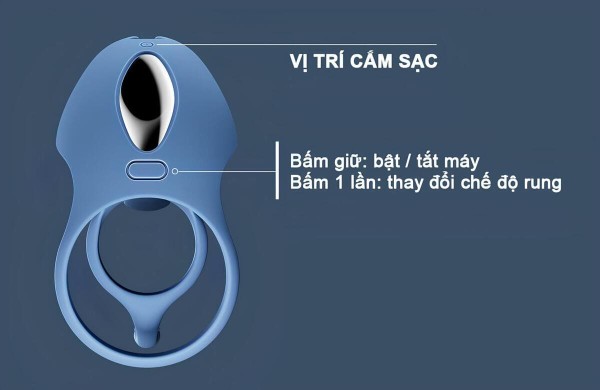 Vòng Rung Lưỡi Liếm Svakom Barzillai Điều Khiển Từ Xa Cao Cấp