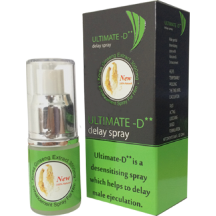 Xịt kéo dài xuất tinh thảo dược nhân sâm Ultimate D Anh Quốc 20ml 