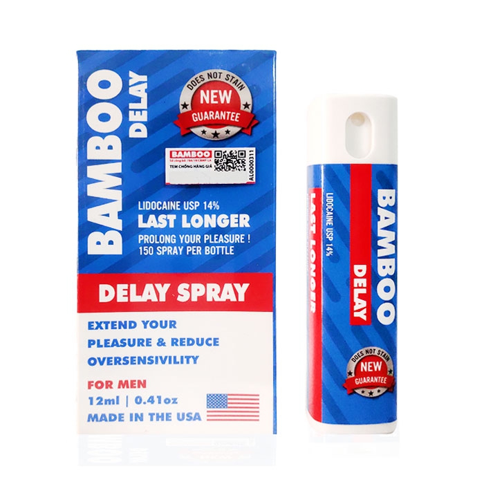 Xịt kéo dài xuất tinh Bamboo Delay Spray chính hãng USA an toàn 